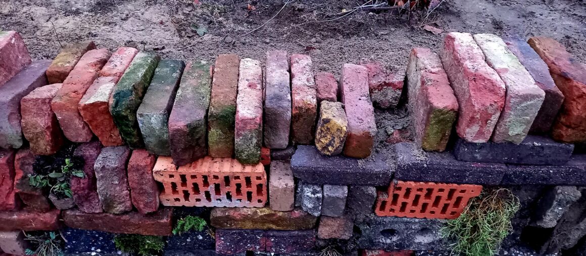 Stapelmuur in eigen tuin